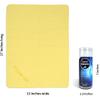 Flow Swim Chamois - Quick Dry Towel for Swimming, Diving, Triathlons, and Other Water Sports (Yellow) view 3