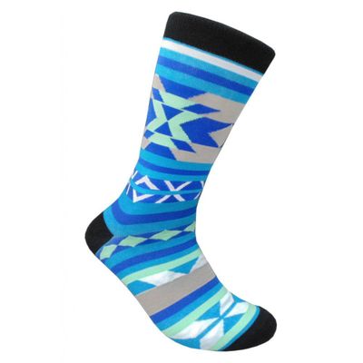 FineFit Man Cave Trouser Socks - One Size, Southwest_B