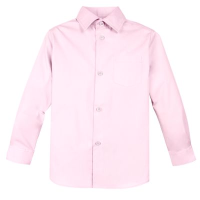 Spring Notion Big Boys' Long Sleeve Dress Shirt 5 Marshmallow Pink