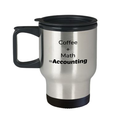 Accountant Gift Coffee Tea Travel Mug | Accounting Coffee Cup