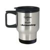 Accountant Gift Coffee Tea Travel Mug | Accounting Coffee Cup view 1