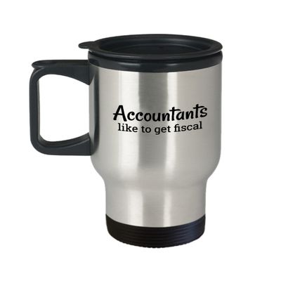 Accountant Gift Coffee Tea Travel Mug | Accounting Coffee Cup