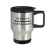 Accountant Gift Coffee Tea Travel Mug | Accounting Coffee Cup view 2