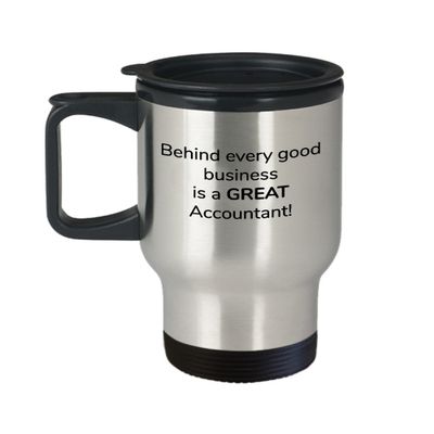 Accountant Gift Coffee Tea Travel Mug | Accounting Coffee Cup