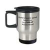 Accountant Gift Coffee Tea Travel Mug | Accounting Coffee Cup view 1