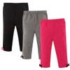 Hudson Baby Unisex Baby Cotton Pants and Leggings Rose Black, 3 Toddler