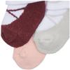 Hudson Baby Unisex Cotton Rich Newborn and Terry Socks, Ballet Burgundy, 0-6 Months US view 2