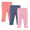 Hudson Baby Unisex Baby Cotton Pants and Leggings Light Pink Blue, 5 Toddler view 1