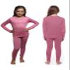 Outland Children's Thermal Set Lightweight Ultra Soft Fleece Interior Pink 2-4 view 1