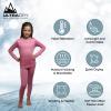 Outland Children's Thermal Set Lightweight Ultra Soft Fleece Interior Pink 2-4 view 2
