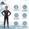 Ultra Dry Thermal Underwear For Kids Long Johns Fleece Lined Leggings And Shirt Boy And Girl Unisex Underwear Bases Set view 2
