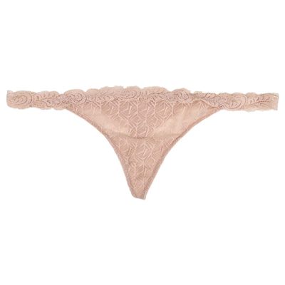 Wacoal Women's Vivid Encounter Thong Panty, Rose dust, X-Large