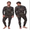 Ultra Dry Thermal Underwear for Men Long John Set for Cold Weather Mens 2 pc Long Sleeve Shirt Top and Pants Long Johns Fleece Lined Base Layer Thermals Camouflage, 3X-Large view 1