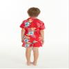 Boy Hawaiian Shirt and Shorts Cabana Set in Hibiscus Red Size 6 view 2