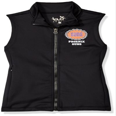 Touch by Alyssa Milano Women's NBA Victory Vest Phoenix Suns, Black, Medium