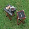 Captain Stag UC-530 Aluminum Roll Table, Mini, Black, with Case, Trekker view 2
