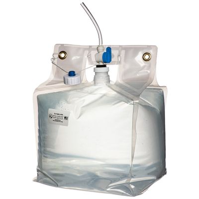 Wolverine Tuff Bottle 5 Gallon/20 Liter Collapsible Water Container with a Blue Tubing Spout