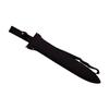 Fantasy Master - FM-681RD - Fantasy Short Sword - Skull Crusher - Black and Red Stainless Steel Blade, Full Tang, Red Cord Wrapped Handle with Dual Skulls - Fantasy, Collectible view 3