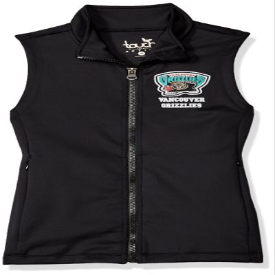 Touch by Alyssa Milano Women's NBA Victory Vest Vancouver Grizzlies, Black, X-Large