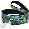 Dog Leash Sonic Game Over Fall Rings 6 Feet Long 1.5 Inch Wide view 1