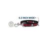 Dog Leash Casey Jones Baseball Hockey Stick Close Up Black White Red 6 Feet Long 1.5 Inch Wide view 4