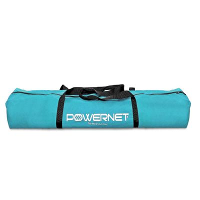 PowerNet Baseball Softball Net Replacement Bag ONLY | Fits 7x7 Practice Net Systems | Heavy Duty Canvas | Team Colors | Industrial Strength Zipper | Dual Shoulder Straps (Sky Blue)