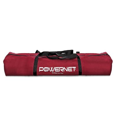 PowerNet Baseball Softball Net Replacement Bag ONLY | Fits 7x7 Practice Net Systems | Heavy Duty Canvas | Team Colors | Industrial Strength Zipper | Dual Shoulder Straps (Maroon)