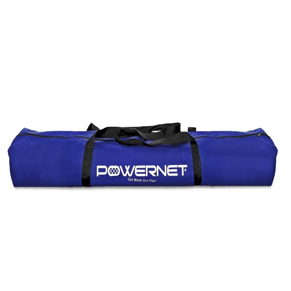 PowerNet Baseball Softball Net Replacement Bag ONLY | Fits 7x7 Practice Net Systems | Heavy Duty Canvas | Team Colors | Industrial Strength Zipper | Dual Shoulder Straps (Royal Blue)