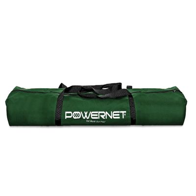 PowerNet Baseball Softball Net Replacement Bag ONLY | Fits 7x7 Practice Net Systems | Heavy Duty Canvas | Team Colors | Industrial Strength Zipper | Dual Shoulder Straps (Green)
