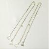 Diamante Bra Straps Single Row Design - Silver view 1