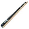 CUESOUL 58 inch 21oz 1/2 Maple Pool Cue Stick Kit- Rock The World Stylish Pattern Cue Design in Black Paint view 2
