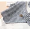 Baby Boy Clothes Tuxedo Rompers Vest Summer Newborn Bodysuits Jumpsuits Short Sleeve Stripe (Small, White) view 4