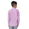 Spring Notion Big Boys' Long Sleeve Gingham Shirt 12 Lemonade Pink view 3