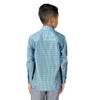 Spring Notion Big Boys' Long Sleeve Gingham Shirt 10 Turquoise view 3