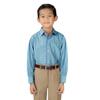 Spring Notion Big Boys' Long Sleeve Gingham Shirt 10 Turquoise view 4