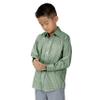 Spring Notion Big Boys' Long Sleeve Gingham Shirt 16 Forest Green view 2