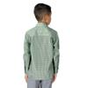 Spring Notion Big Boys' Long Sleeve Gingham Shirt 16 Forest Green view 3