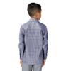 Spring Notion Big Boys' Long Sleeve Gingham Shirt 6 Dark Navy view 3