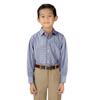 Spring Notion Big Boys' Long Sleeve Gingham Shirt 6 Dark Navy view 4