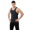 TopTie Men's Slimming Body Shaper Compression Shirt, Shapewear Sculpting Vest Muscle Tank-Gray-S view 2