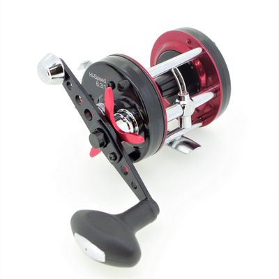 AbuGarcia Ambassadeur 6500CS Rocket Black/Red High Speed Right Wound Counterbalance Handle Basket Fishing Round Reel