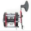 AbuGarcia Ambassadeur 6500CS Rocket Black/Red High Speed Right Wound Counterbalance Handle Basket Fishing Round Reel view 4