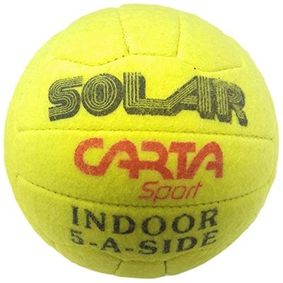 Cartasport Unisex's Solar' Indoor 5-A-Side Football, Green, Size 4