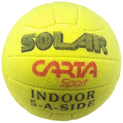 Cartasport Unisex's Solar' Indoor 5-A-Side Football, Green, Size 4