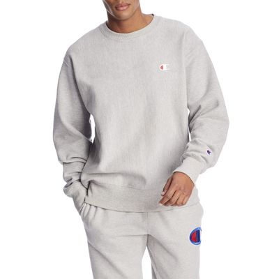Champion mens Crewneck Sweatshirt, Reverse Weave Pullover for Men Sweatshirt, Oxford Gray-y06145, X-Small US