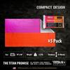 TITAN Survival XL Mylar Survival Blankets 5 Pack 70 x 90 - 90% Heat Retention & Waterproof Design - Emergency Blanket Cold Weather Protection & Survival Kits - Durable Space Blanket for Outdoor Use view 3