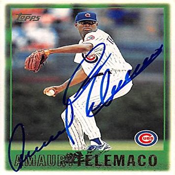 Sports Memorabilia Autograph Warehouse 247644 Amaury Telemaco Autographed Baseball Card - Chicago Cubs 1997 Topps - No. 316