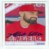 Sports Memorabilia Autograph Warehouse 248113 Matt Shoemaker Autographed Baseball Card - Los Angeles Angels 2015 Topps - No. 83 view 1