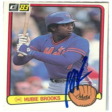 Sports Memorabilia Autograph Warehouse 246712 Hubie Brooks Autographed Baseball Card - New York Mets 1983 Donruss - No. 49