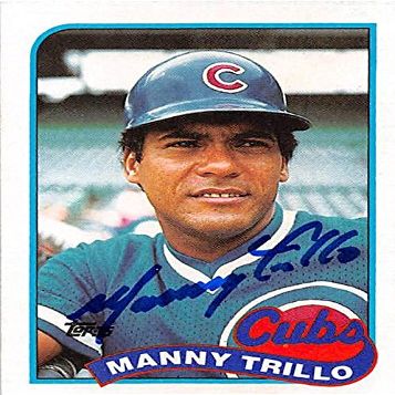 AUTOGRAPH WAREHOUSE 248522 Manny Trillo Autographed Baseball Card - Chicago Cubs 1989 Topps - No. 66